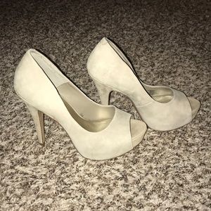 NWT** suede heels